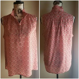 J Crew floral top, sz 12